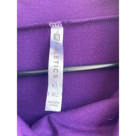 Fabletics Europa Yoga Pullover Sweatshirt hoodie Purple  XL - Picture 3 of 8